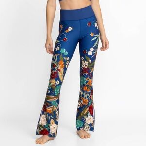 Brand New Johnny Was Vibrant Floral Boot Cut Pants